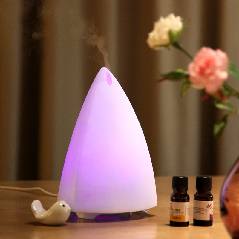 

New Simple Style Ultrasonic Air Humidifier Essential Oil Diffuser Household Colorful Aroma Diffuser