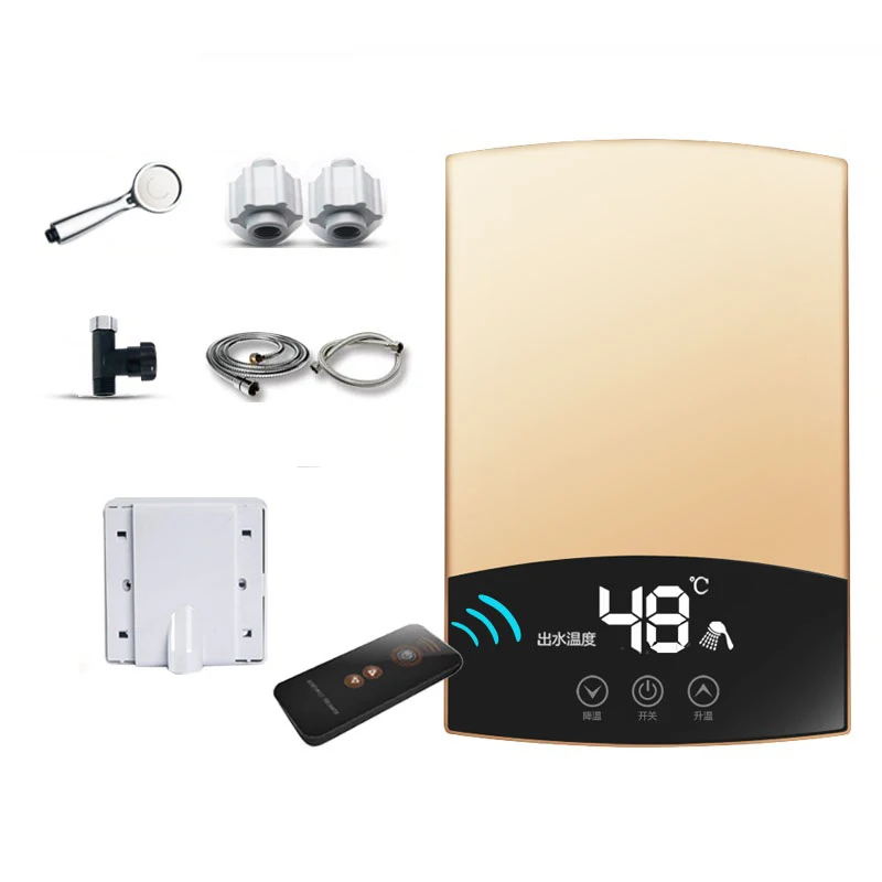 DMWD 6000W Instant Hot Electric Water Heater For Bath 220V Hot Water