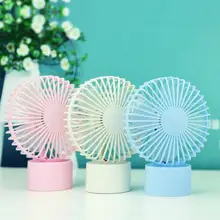 Мини перезаряжаемый портативный настольный USB вентилятор ультра-тихий летний домашний офис Электрический Вентилятор охлаждения с двойными лезвиями