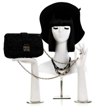 

Fashionable Best Quality Fiberglass Female Mannequin Head Mannequin Factory Direct Sell