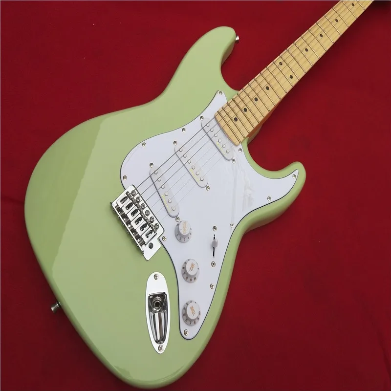 Электрогитара Оптовая Продажа KPOLE st custom shop электрогитара/oem бренд Небесно голубой