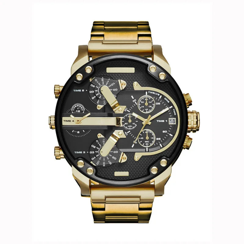 

Watch Men Watches Top Brand Luxury Stainless Steel Large Dial Quartz Watch Wristwatch Male Clock Relogio Masculino Drop Shipping