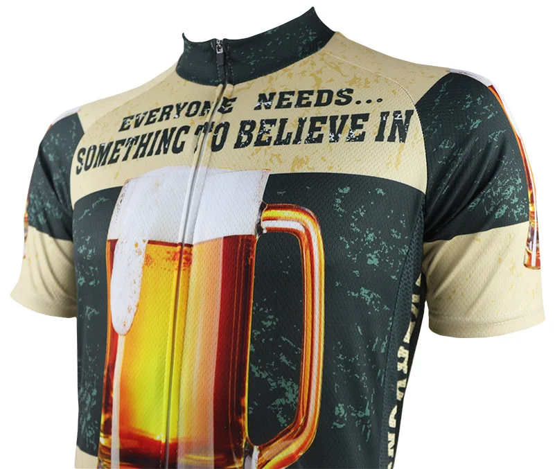 HIRBGOD 3 вида стилей пива для мужчин горный велосипед Джерси Лето короткий рукав дышащая Спортивная Одежда MTB Dh велосипед одежда Ropa Ciclismo, NR165