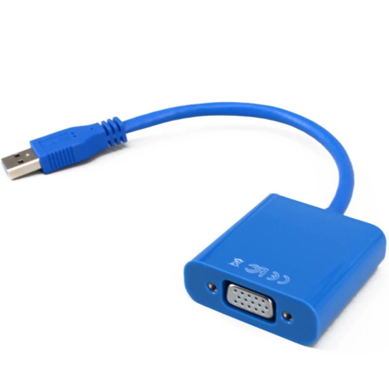 USB3.0 к VGA видео Графический конвертер карты дисплей внешний кабель 1080P Разъемы адаптер для ПК ноутбука