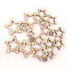 Natural Wooden Hollow Flower Star Heart  Handmade Wooden Crafts Accessory Home Decoration Scrapbookings DIY 10-30mm 50pcs ► Photo 2/5