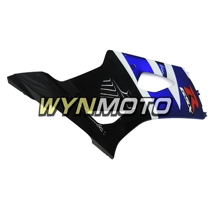 Полный комплект обтекателей для GSXR1000 2003-2004 03 04 K3 впрыска ABS пластмасс Обтекатели Kit Кузов Cowling кадров Комплект цвет: черный, синий