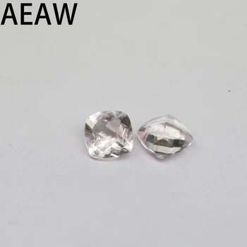 

2pcs Natural Pink Morganite Cushion Brilliant Cut 7mm Loose Stones High Quality Gemstones