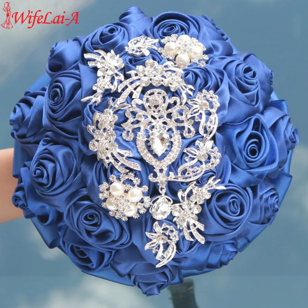 WifeLai-A Royalblue заводская настройка Свадебный букет невесты Прямая поставка Пром