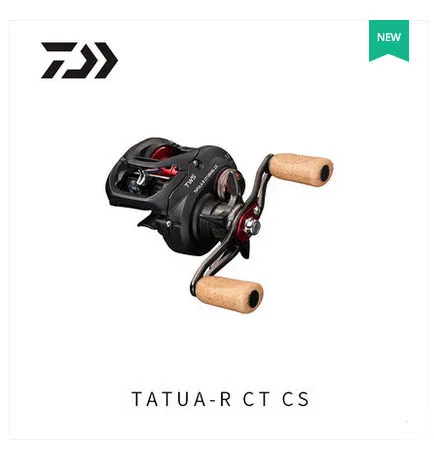 

2017 NEW MODEL DAIWA TATULA CT TYPE-R 100 H 100HL 100HS 100HSL CS low profile fishing reel Max Drag 6KG Cork Fishing handle knob
