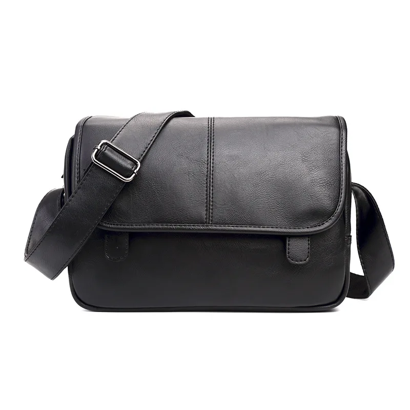 New High Quality PU Leather Business Casual Crossbody Bags Men