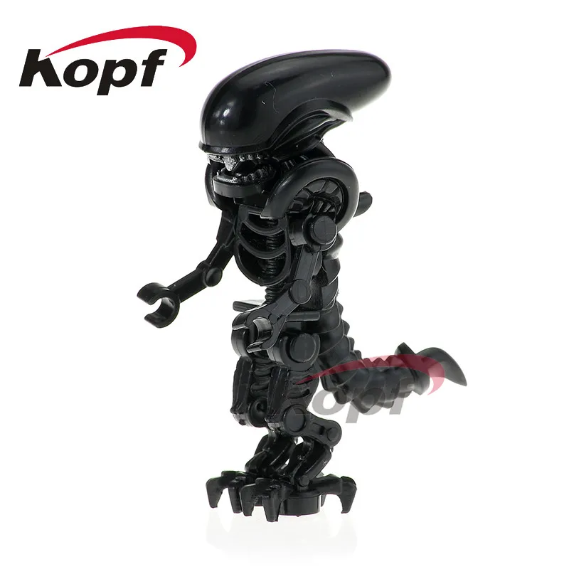 

Single Sale Building Blocks Skeleton Skull Alien One-Eyed Halloween Cyclops Omino Snake Undead Figures For Children Toys PG1164