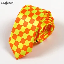 Галстуки женские клетчатые шарф в горошек регулируемый британский стиль женские s шеи галстук элегантный досуг универсальные модные шелковые офисные женские шикарные