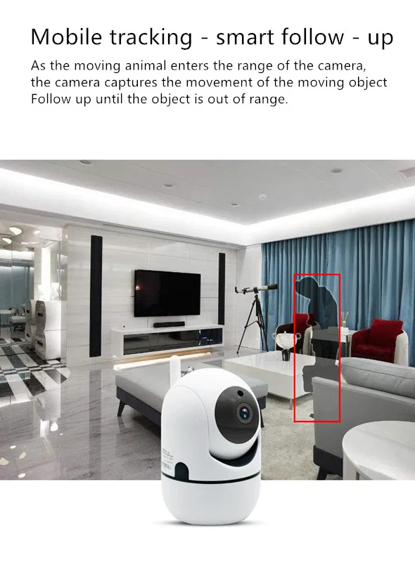 

with 16G storage WiFi Security Camera HD night vision remote network smart camera mobile tracking smart follow