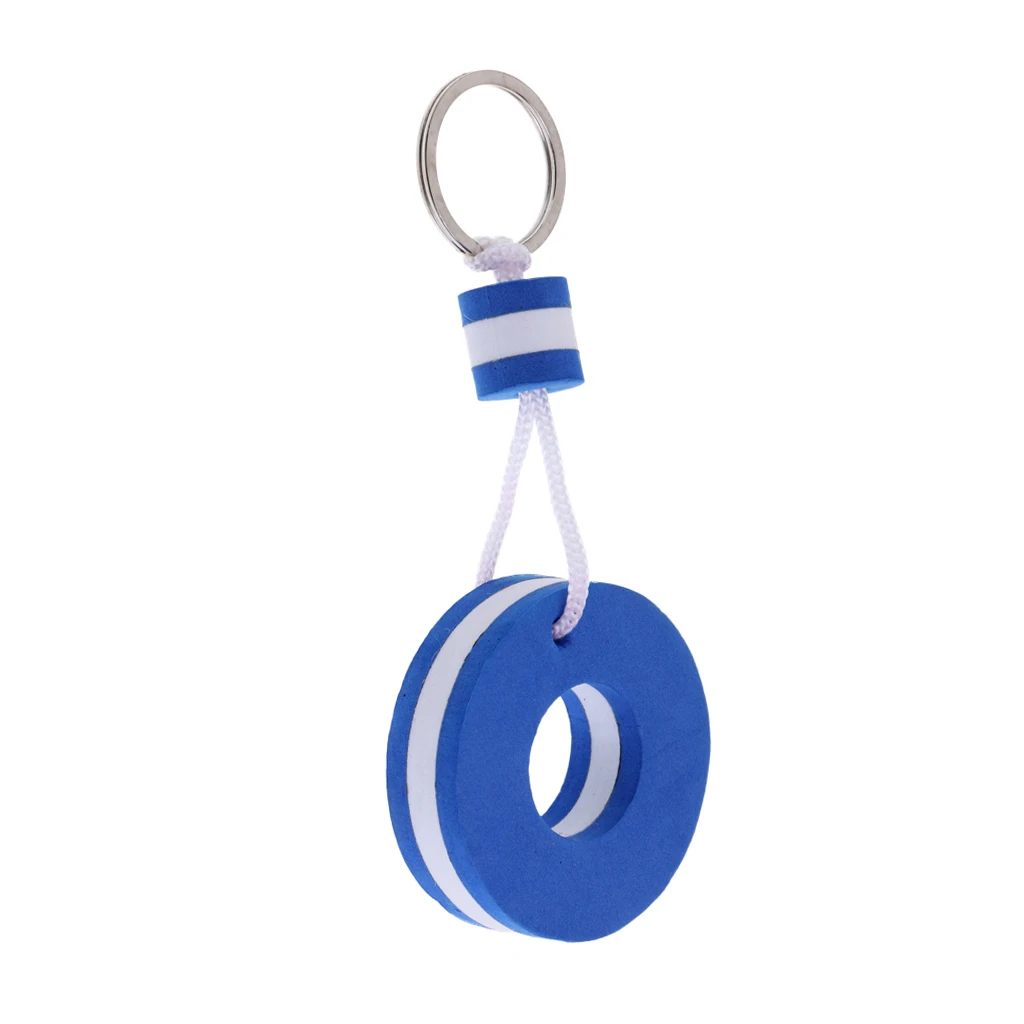 

Yachting Boating Floating Key Chain Key Ring Keyring - Buoy Shape Blue