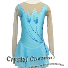 Пользовательские лед фигурное катание Платья для женщин для взрослых бренд Vogue соревнования по фигурному катанию платье для Для женщин dr2521