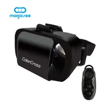 2017 Google Cartón ColorCross III 3D Gafas de Realidad Virtual VR Imán para 4.7 ~ 6 “Teléfonos Inteligentes + Remoto Gamepad