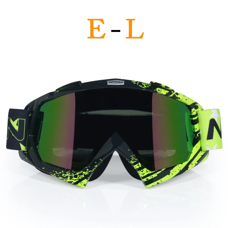 Новые очки для мотокросса лыжные очки спортивные очки для езды на мотоцикле, защитные очки для сноуборда, мужские уличные очки Gafas Casco - Цвет: L1