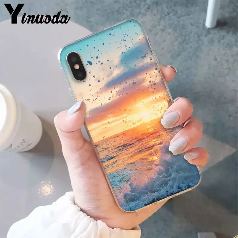 Cute Floral sunset summer beach Sea