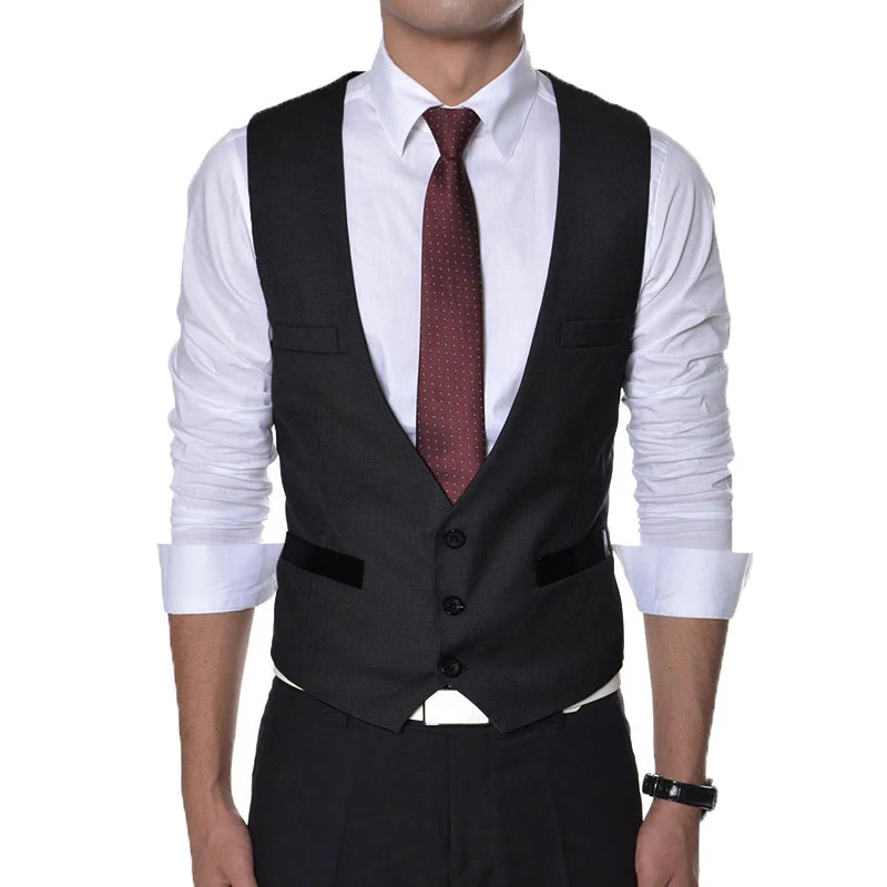 Dressy white vest for women men suits sale