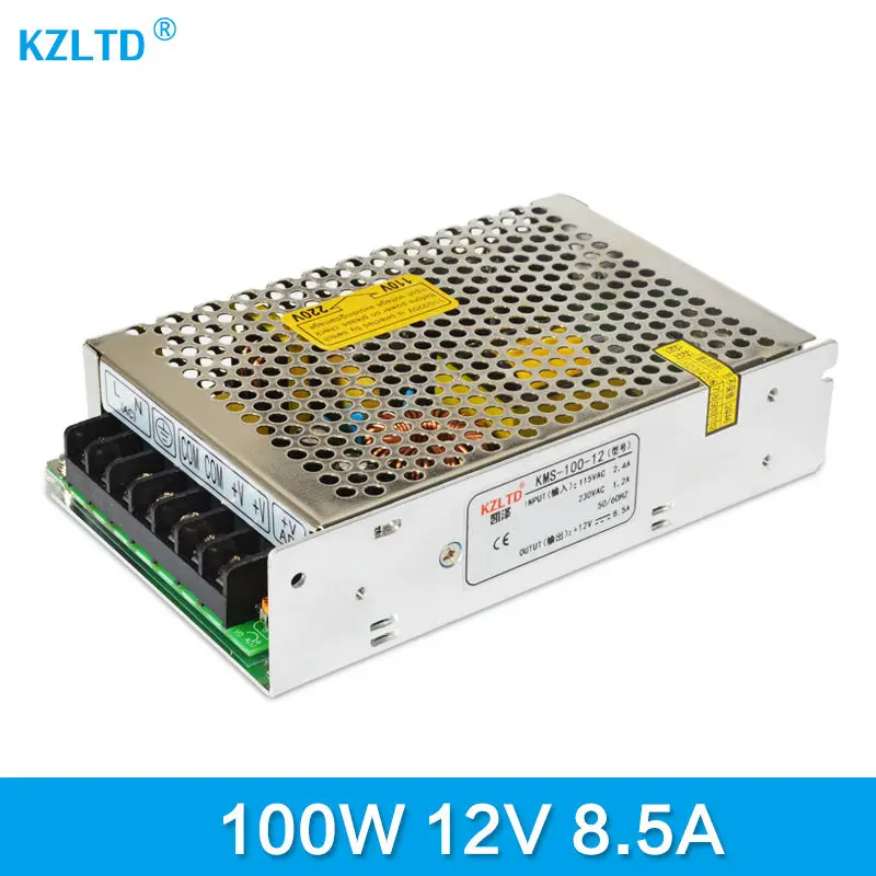 

12Volt Power Supply 100W AC-DC LED Converter 12V Switching Power Supply 12V for DIY 3D Printers VHF Ham Radio High Efficiency