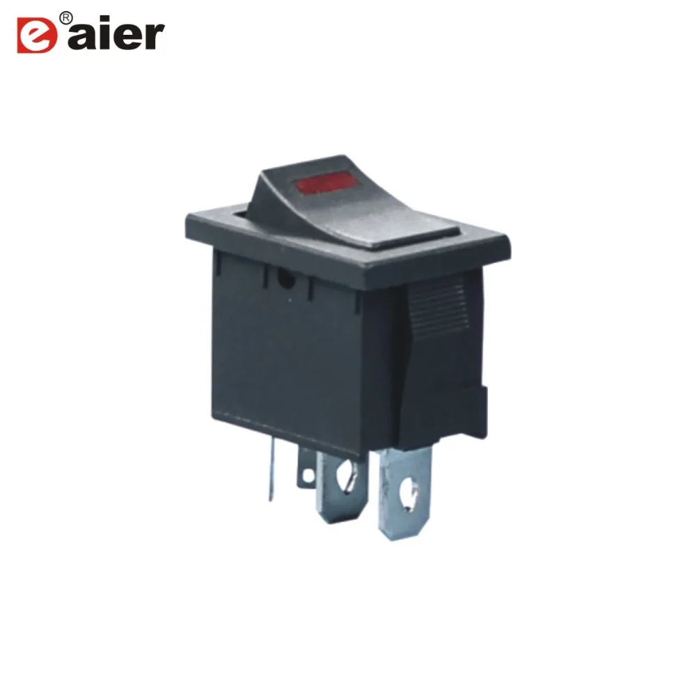 

100PCS KCD1-3-101EN 3V LED Illuminated 4 Pin Rocker Switch Light T85 6A 250VAC SPST ON OFF
