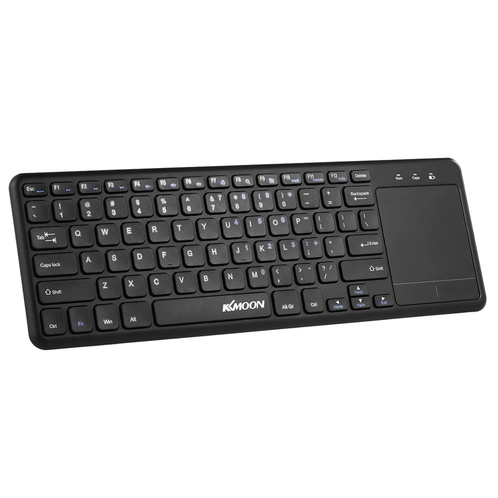 

KKmoon USB 2.4GHz Wireless Keyboard Mini Touch Keyboard Portable Multi-touch Touchpad for Android TV BOX Laptop Smart TV Gamer