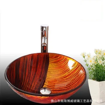 

Tempered glass wash basin tempered glass sink bathroom art basin bathroom washbasin LO629206