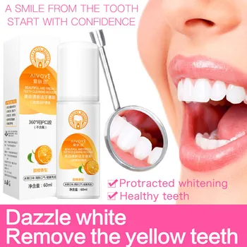 

Whitening teeth cleansing mousse fresh breath Pure Natural Remove Stain Yellow Teeth Whitening Oral Mouth Spray 60ML,