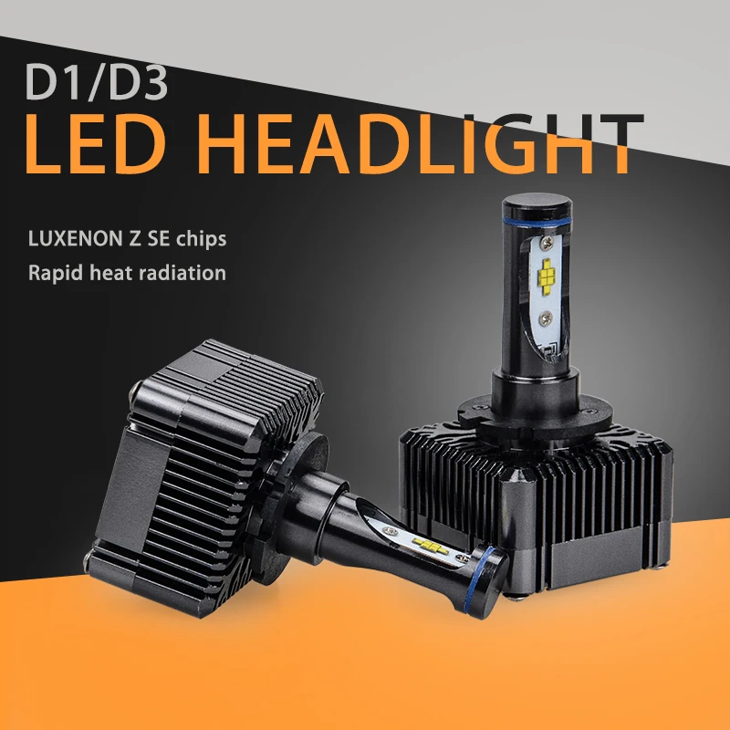 Car Style D1R D3R D1S D3S LED Headlight Bulb 6000K White 36W 12V D1 LED