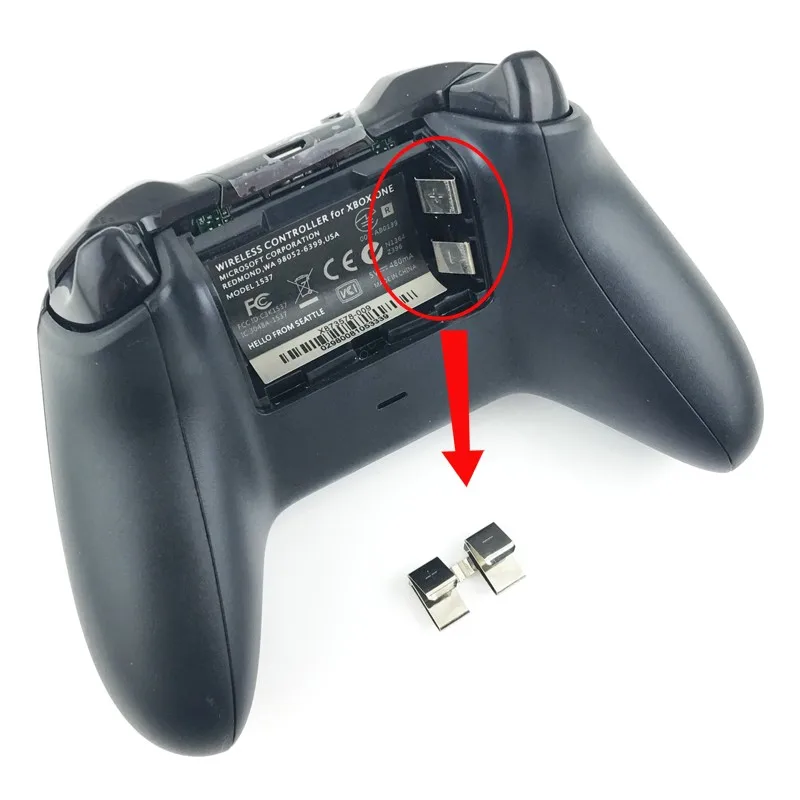 for Xbox one Battery Connector Clip Part Contact Metal Clips for Xbox one Battery Spring Repair Part Accessories (4)
