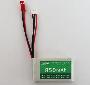 

2pcs 2s lipo battery 7.4v 850mah lipo for x400 model aircraft mini rc quadrocopter kit airplane Remote control toys jst plug xh