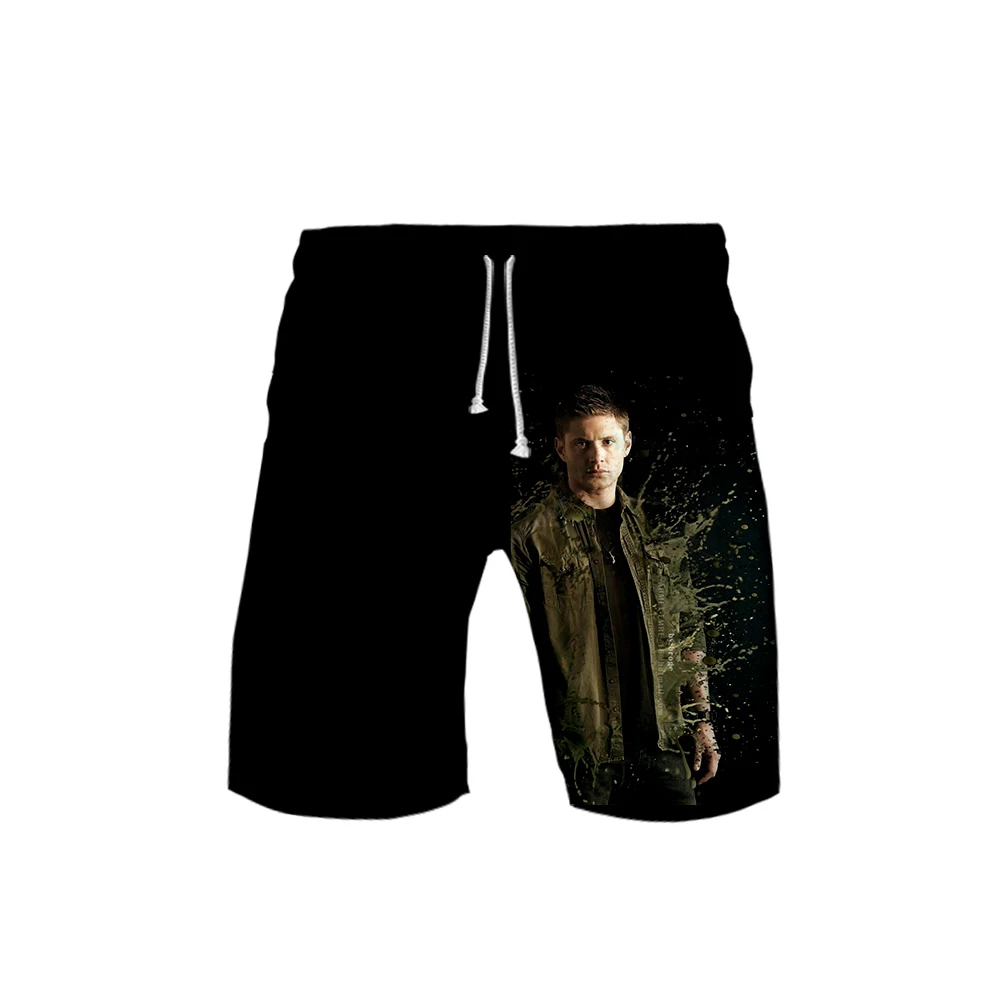 

3D Supernatura Men's Shorts Summer Homme Breeches Bermuda Shorts For Boy Child Streetwear Breathable Short Pants Man 100-6XL