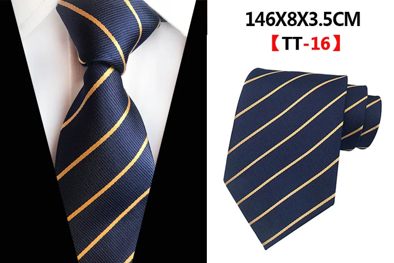 8 см Полосатый Темный галстук деловой Повседневный Шелковый роскошный мужской галстук на шею для свадебной вечеринки галстук на шею формальный галстук на шею