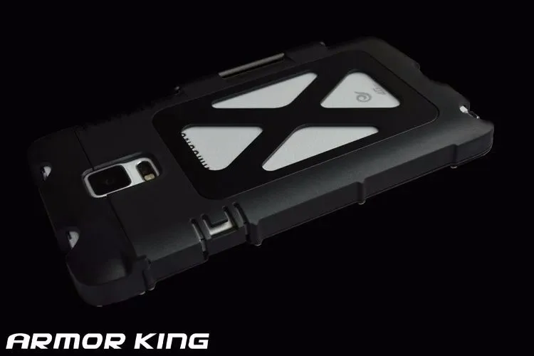 Защитный чехол ARMOR KING из нержавеющей стали, аксессуар для samsung Galaxy Note 4 N9100, элемент, флип-чехол для телефонов