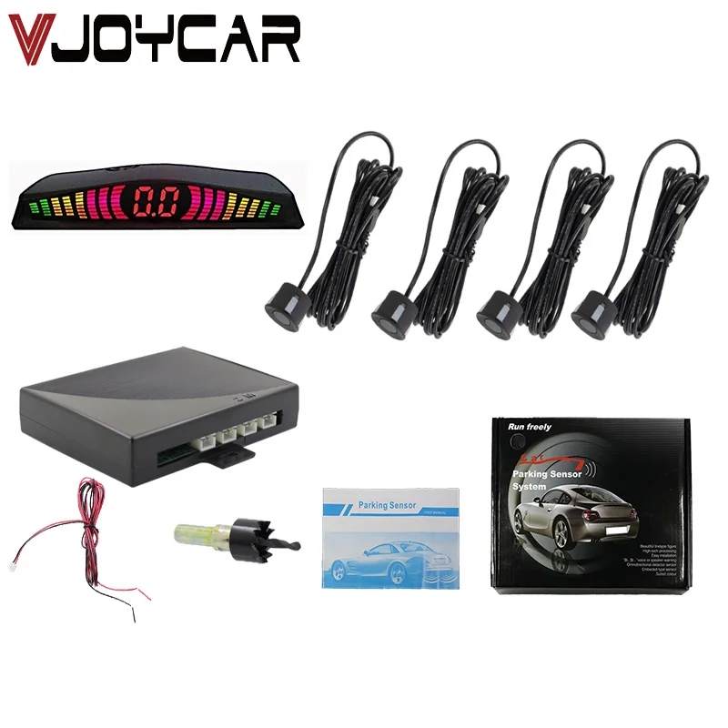 

VJOYCAR Original Digital Parking Sensors Reversing System For Car Backup Radar Detector Cars Reverse Radar Monitor System 20