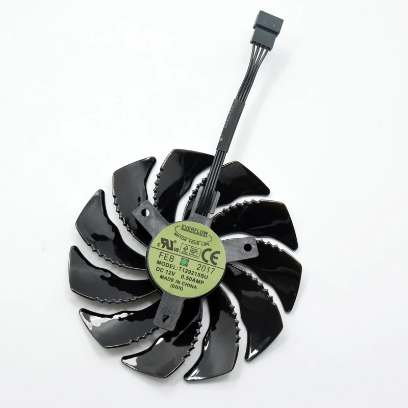 88MM T129215SU 4Pin Cooling Fan For Gigabyte GTX 1050 1060 1070 960 RX 470 480 570 580 Graphics Card Cooler Fan