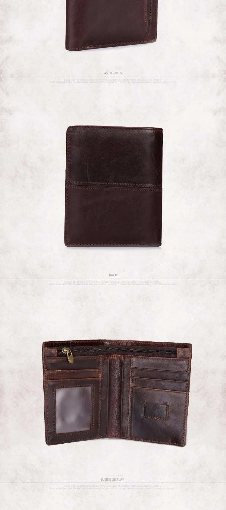 Модный мужской кошелек из натуральной кожи, карманные бумажники для монет, повседневный клатч, роскошный длинный кошелек с несколькими картами, вместительные кошельки