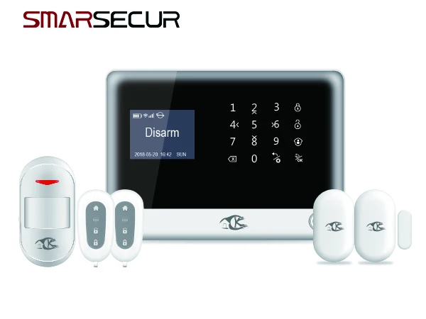 Многоязычная система охранной сигнализации 3g/wifi/GSM/SMS с дистанционным управлением