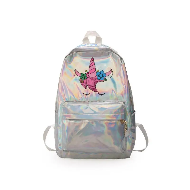 LXFZQ mochila infantil лазерные школьные сумки голографическая сумка Школьный рюкзак для девочек plecak szkolny Детская сумка Детские рюкзаки - Цвет: 03