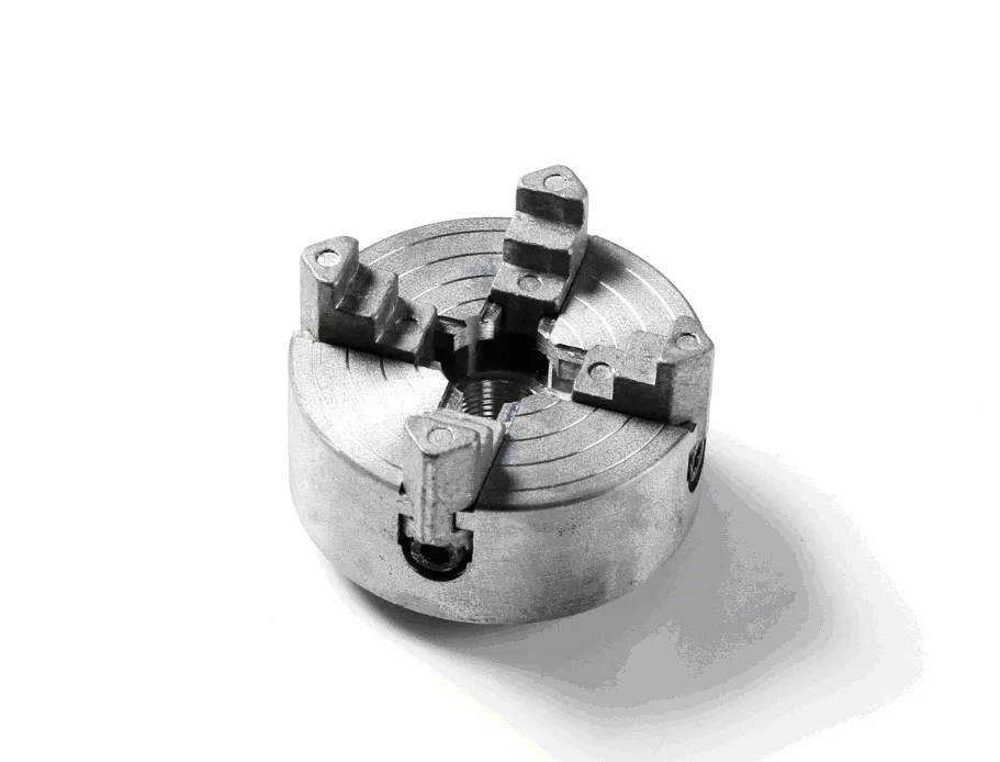 Metal Lathe Four 4 Jaw Chuck Z011A for Metal Mini Lathe M12x1mm Threaded Back 1.8~56mm/12~65mm Mini Collet Lathe Accessory