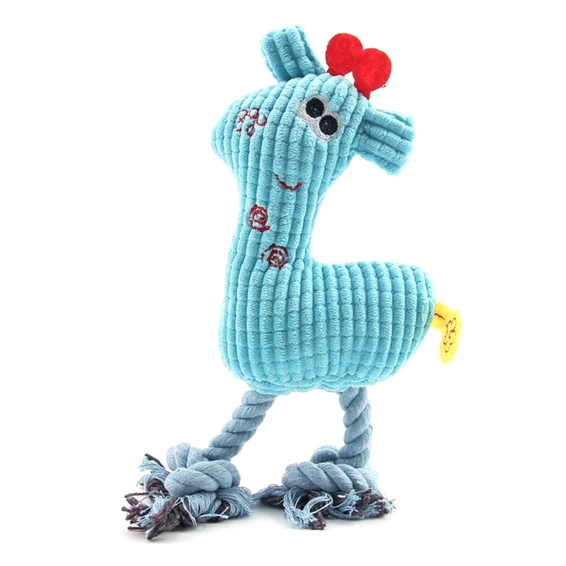 

Pet Dog Puppy Chicken Chew Toy Squeaker Squeaky Soft Plush Play Sound Toys