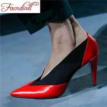 FACNDINLL brand shoes woman spring summer pumps sexy high heels pointed toe balck red dress party office ladies shoes pumps FACNDINLL brand shoes woman spring summer pumps sexy high heels pointed toe balck red dress party office ladies shoes pumps