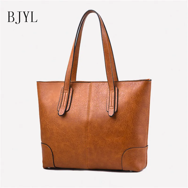 

NEW fashion women leather handbag brief shoulder bags gray /black large capacity tote bags