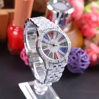

Women Watches Women Fashion Watch 30 m waterproof Ladies Watch Luxury Brand Diamond Quartz Silver Wrist Watch Gifts For Women