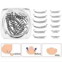 1 коробка для коррекции вросших пальцев ног фиксатор провода педикюр Paronychia восстановление ногтей Корректор инструмент для ухода за ногами