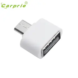 CARPRIE OTG мини адаптер конвертер Micro USB к USB для Android смартфон J03T MotherLander