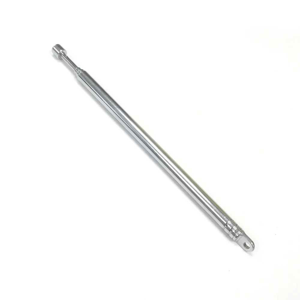 Radio Antenna 4 Sections Telescopic Antenna 385mm Long BNC / F / TV / SMA / FLat / Pointed Head