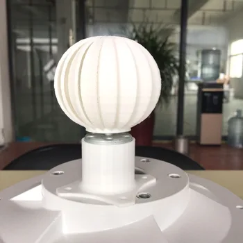 

Wind turbine model with LED light vertical wind generator