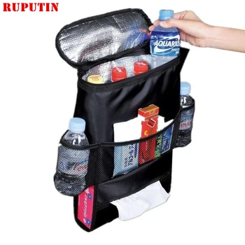 

RUPUTIN Auto Food Beverage Storage Organizer Bag Nsulated Container Basket Picnic Lunch Dinner Bag Ice Pack Cooler Item Product