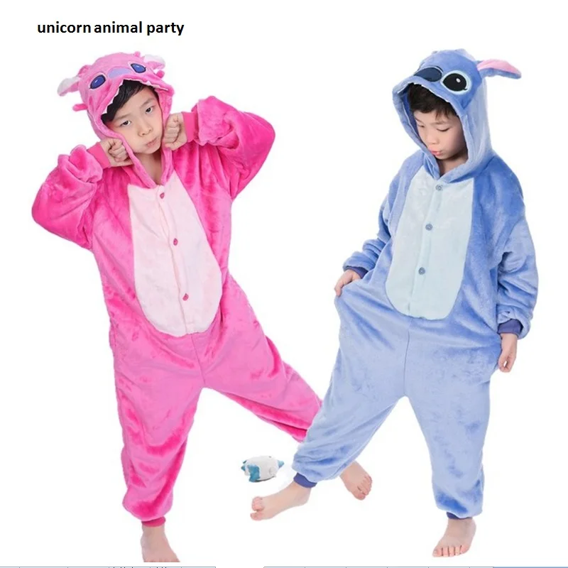 

Kigurumi Adult Children Onesie Unisex Blue Pink Stich Pajamas Cosplay Costume Animal Pyjamas Halloween Christmas Party Costumes
